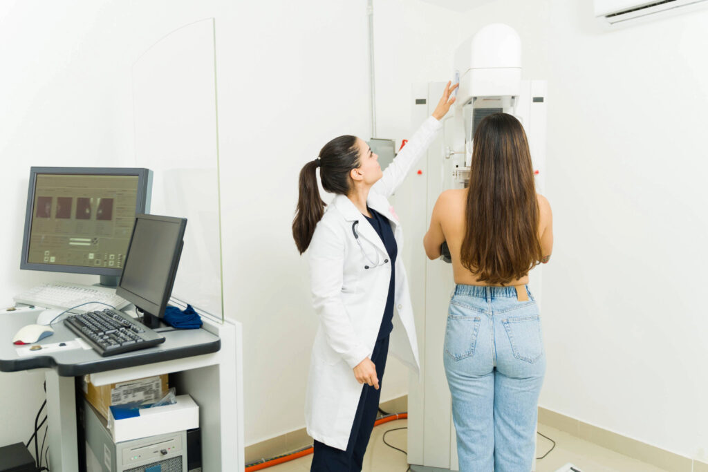 State-of-the-art low-radiation digital mammography system at Eurodiagnosi Kalamaria.